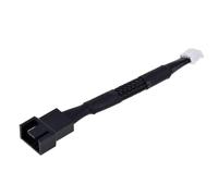 LLHCF Graphics Card PWM Fan Adapter Connection Cable Small 4pin To 3pin 4pin Black Woven Fan Cable