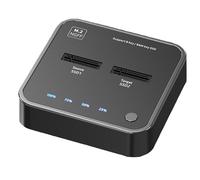 LLHCF Hard Drives Reader With 10GBps USB 3.1 Gens2 Interfaces For SATAs/PCIe Hard Drives Base For Easy Data Access