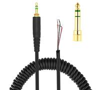 LLHCF Headphone Adapter Replacement Spring Coil Cable For 770 770PRO 990 990PRO Earphones Replacement Cable
