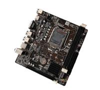 LLHCF High Performances Computer Motherboard MicroATX H61 Motherboard Compatible For Socket 1155 Processors 10 USB Port