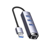 LLHCF High Performances Double Chip USB Hubs USB C To Ethernet Adapter 1000Mbps Speed For Stable Internet For Window7/8/10/11