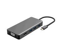 LLHCF Highly Speed USB C Hubs USB C To Video/VGA Converters With Additional 3USB Port For Multitasking Diverses Computings