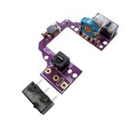 LLHCF Hot Swap Board Button Board For GProX Superlight WeldingFree Motherboards Dustproof Gold Wheel Encoders