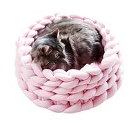 LLHCF House Tent Cozy Bed Cave Cushion Mat Kitten House Cave Bed Plush Dog Basket Ndoor Pet Bed