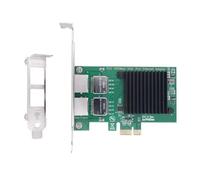 LLHCF I350T2 2 Ports PCIE 1X Gigabit Networking Card PCIE Ethernet Adapter 1000Mbps For Desktop