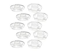 LLHCF Kids Eyewear Nose Pads Silicone Comfort Fit for Small Faces Nonslip Clip on Designs Frame Accessories Silicone Nose Pads Children