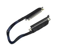 LLHCF Left Angles Orientation PCIe5.0 X16 Graphics Card Extender Reinforced Braide Cable 180 Degree Flexible Routing Solution