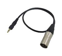 LLHCF Locking 3.5mm TRS XLR Microphone Balanced Cable For UWP-V1 UWP-D11 UWP-D21