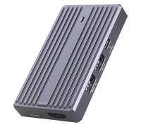 LLHCF M.2 NVMe SSD Enclosure Tool-Free USB C External NVMe SSD Enclosure 10Gbps M.2 NVMe To USB Adapter USB 3.2 M.2 NVMe