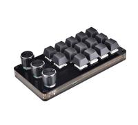 LLHCF Macro Mechanical Keyboard 14 Keys Keyboard With 3 Knob Design Professional Programmable Macro Keypad For Gaming