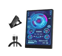 LLHCF Metal Secondary Display 3.5Inch Panel USB C Instantly Setups Dynamic Visual Enhancement Tool Multifunction Double Screen Setups Portable Display