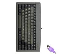LLHCF Miniture 88Key Ergonomic USB Wire Keyboards With AntiSlip Base For Office And Industrial Environment Wire Keyboards