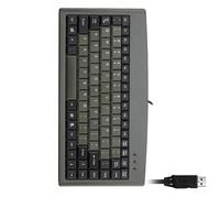 LLHCF Miniture 88Key Ergonomic USB Wire Keyboards With AntiSlip Base For Office And Industrial Environment Wire Keyboards