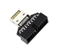 LLHCF Motherboard USB C Adapter USB Front Panel USB3.2 TypeE To 20Pin Vertical USB C Header Adapter