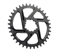 LLHCF Mountain Bicycles Chain Wheel 32/34/36/38T Chainring Wide Narrow Teeth Chainwheel Aluminum Alloy Mountain Bike Chainring Bike Chainring Direct Mount Crankset