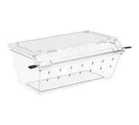 LLHCF MultiFunctional Reptiles Habitat Tanks Clear Terrariums With Ventilation Design For Ants Lizards Snake Easy Maintenances Reptiles Terrariums