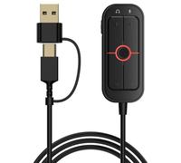LLHCF Multiple Modes USB Sound Card 7.1 Channel For Gamers And Audiophiles With Easy Switches Functionality