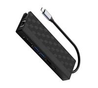 LLHCF Multiport USB C Adapter 4K30hz Video PD100W And 1000M Gigabit Ethernet 7 Port For Laptops Tablets Charging Dock