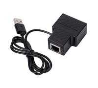 LLHCF New 1 To 2Way LAN Ethernets Extenders Splitters RJ45 2 Port Networks Cable Adapters For Internet Coupler