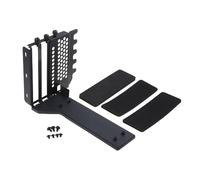LLHCF New PCI-E X16 Graphics Card Vertical Bracket GPU Holder+GEN4/3 PCIE 16X Extender Cable 25CM