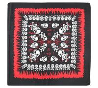 LLHCF Novelty Skull Printed Bandana Hip Hop Head Wrap Handkerchief Unisex Headbands Band Wrist Wraps Face Handkerchief