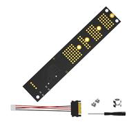 LLHCF NVMe HDDs To SFF 8611 8612 Interfaces Adapter M Key 5V 12V 4Pin Type C Power For Efficient Computer Connectivitys