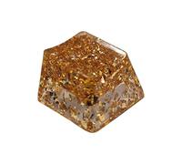 LLHCF OEM Height Keycap Mechanical Keyboard Resin Keycaps With Gold Foil Backlight Enhances Aesthetic And Durability