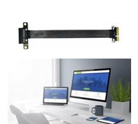 LLHCF PCIe 4X Extension Cord PCIE4.0 Male To Female Extender Adapter For Computer Graphics Card