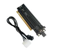 LLHCF PCIe-Bifurcation X16 To X8X8 Expansion Card PCIE Gen4 X16 1 To 2 Port Split Adapter Card 4P Power Port