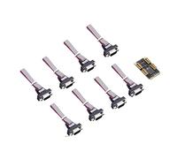 LLHCF PCIe To 8 Port RS232 Card PCIe To 8 Ports RS232 Expansion Card Card Controller 17V358