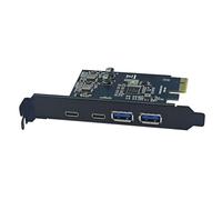 LLHCF PCIE USB3.2 Gen1 Expansion Card Offering 5Gbps Speed Enhances Devices Connection With 2xUSB A+2xType C