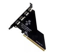 LLHCF PCIe X16 Split Adapter Card 4 Port PCIE X4X4X4X4 To SFF8612 Expansion Card For Desktop Storage And Graphics Card