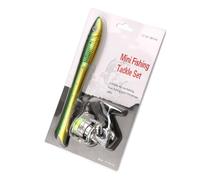 LLHCF Pen Fishings Rod Portables Fish Shaped Telescopic Spinnings Rod Castings Fishings Poles Sea Ice Fishings Poles Portables Pen Fishings Rod