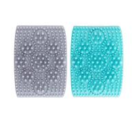 LLHCF Pet Grooming Brushes 2pcs Set For Bathing And Massaging Dogs Cats Grooming Soothing Massage And Efficient Cleaning