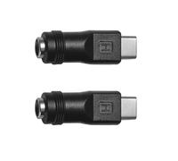 LLHCF Plugs And Play Type C Power Adapter Type C To DC5.5x2.1mm Female Connectors For Versatile Device Charging Use 2pc/1pc USB Charging Cable