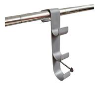 LLHCF Poolside Pool Leaf Skimmer Net Holder Ground Poles Hanger Stable Swimming Hanger For Telescopic Skimmer Swimming Pool Side Storage Shelf
