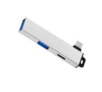 LLHCF Portable Aluminum Alloy USB C Hubs Type C To Type C And Double USB Adapter For Enhances Connectivity On Multiple Systems