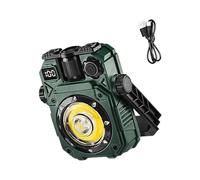 LLHCF Portable Bright Flashlight Car Repair Torch Solar Camping Lamp Outdoor Waterproof Emergencies Work Light for Outdoor Hiking Tent