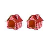 LLHCF Portable Dog House With Removable Cushion Foldable Pet Tent Comfortable For Dog Cave Washable Pet House For Dog For Cama Para Perros