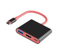 LLHCF Portable HDTV Dock USB C Game Station With HDTV USB3.0 USB C Port Adapter For Game Console Multiple Gaming Device