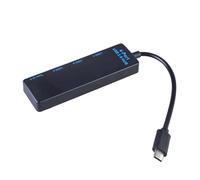 LLHCF Portable USB C To USB Hubs 3 USB2.0 + 1 Type C Port For Connecting Keyboards Flashing Printer To Laptops