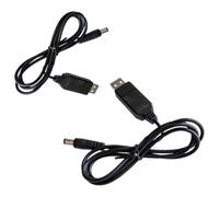 LLHCF Portable USB To DC5.5x2.1mm Power Cable USB To DC5.5x2.1mm Boosting 5V To 9V/12V With Builts In Features Voltages Boosters
