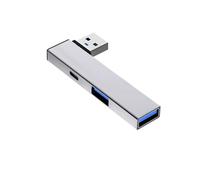 LLHCF Portable USB3.0 Hubs USB To Type C And 2 USB Port USB Hubs For Window Androids Devices Fast Data Transfer 5Gbps