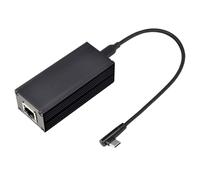 LLHCF Power Over Ethernet To USB C Adapter For Phones And Tablets USB C Ethernet Converter 10/100Mbps Ethernet Adapter For Phones And Tablets
