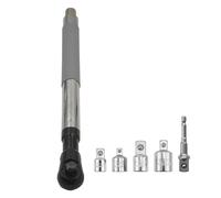 LLHCF Profession Ratcheting Tool Manual Electric Switching Compact Offset Head Antislip Grip for Automotive Applications Multiple Adapters Compatible Ratchet Wrench Kit