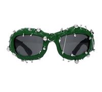 LLHCF Punk Rivet Frame Sun Glasses Novelty Frame Eyeglasses Popular Hiphop Dance Sun Glasses For Everyday Use Street Photoshots
