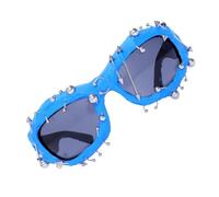 LLHCF Punk Rivet Frame Sun Glasses Novelty Frame Eyeglasses Popular Hiphop Dance Sun Glasses For Everyday Use Street Photoshots
