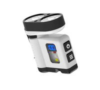 LLHCF Quick-Install Tearproof Pool Equipment Protector Featuring 600D Silver Fabric & Adjustable Hook USB Rechargeable Work Light