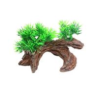 LLHCF Realistic Tree Stump Fishtanks Accessory Waterproof Resin Aquariums Decors For Natural Lookings Underwater Environment Aquariums Ornament