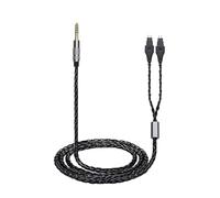 LLHCF Replacement Upgrade Cable Wire For HD650 HD600 HD660s HD580 Headphone 4.4mm/3.5mm/2.5mm Plugs 1.5x4 Twiste Wire 1.5m Cable